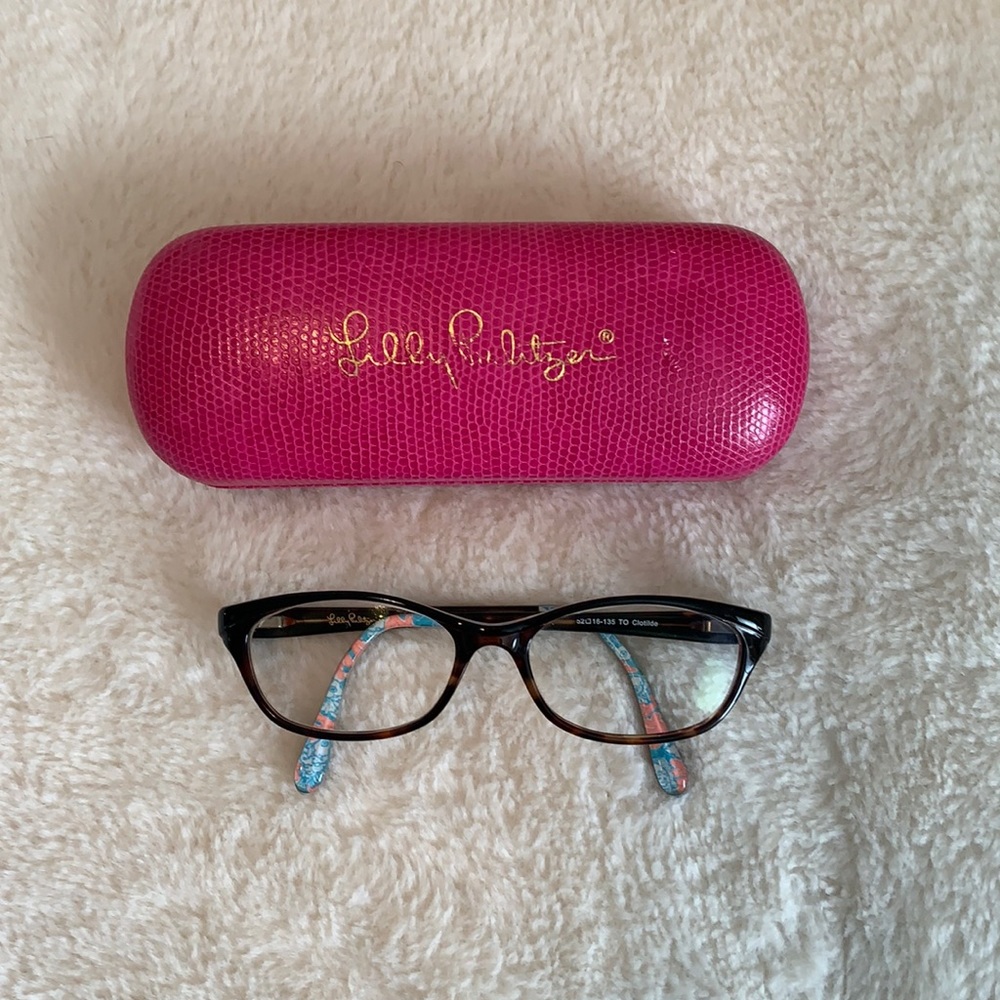 Lilly Pulitzer Clotilde Eyeglasses and Case